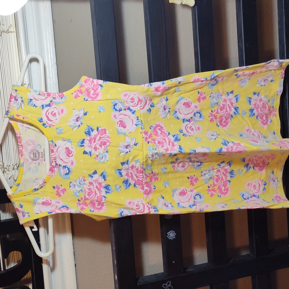 yellow flower dress